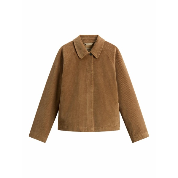 羊毛 資産家 レディース 上衣＆上衣 アウター Corduroy overshirt Neutrals