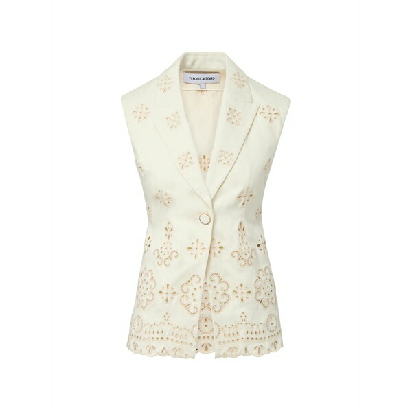 ヴェロニカ ベアード レディース カットソー トップス Townes button eyelet vest Neutrals