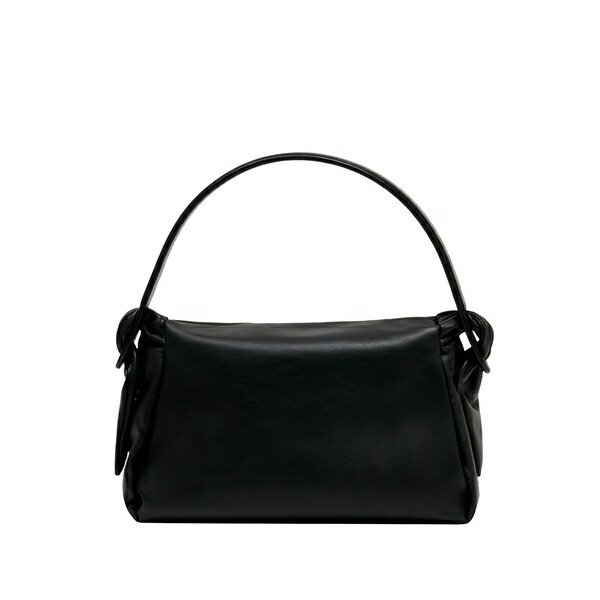 ケンゾー レディース ショルダーバッグ 御徒面子 Leather shoulder bag Black
