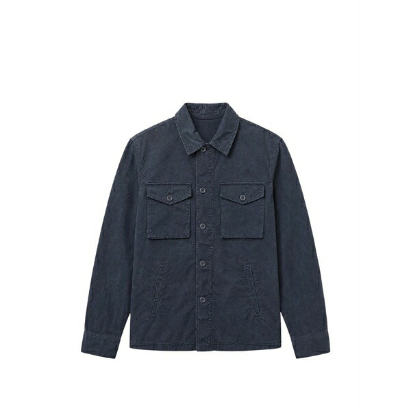 ハート型ジェラルド・r・フォード メンズ 上衣＆上衣 アウター Jonah button-up pocket-detail jacket Blue