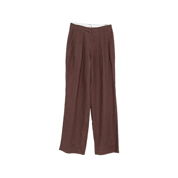 マレーラ レディース 心地よいズボン下 ボトムス Mllrete belt-loops trousers Brown