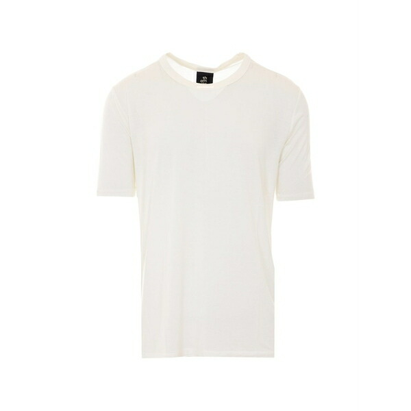 トム・Cr メンズ ティーシャツ トップス Round-neck t-shirt White