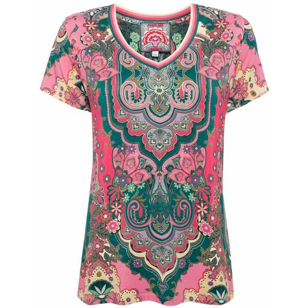 ジョニーワズ レディース ティーシャツ トップス The janie favorite t-shirt Pink