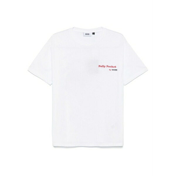 ジーシーディーエス メンズ ティーシャツ トップス X polly pocket pizza t-shirt White