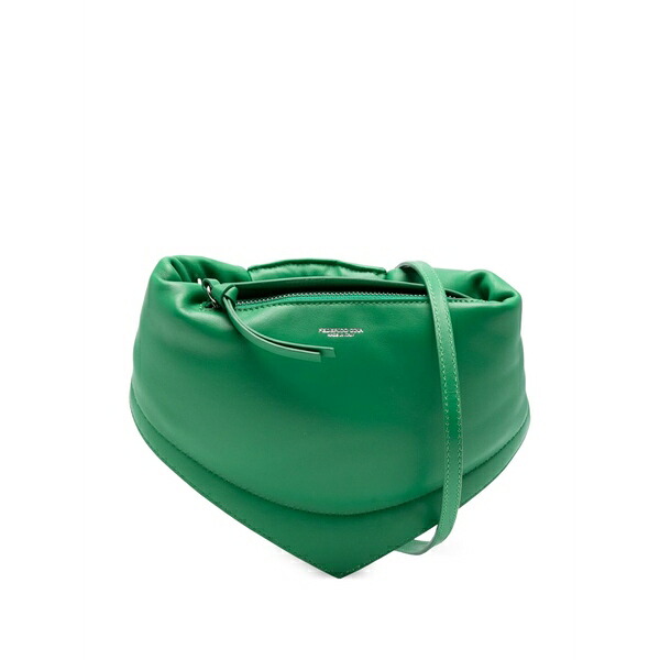 フェデリコ チーナ レディース トートバッグ 御徒面子 Leather tote bag Green
