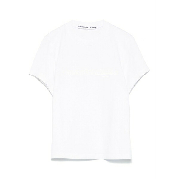 アレキサンダーワン レディース プルオーバー トップス Cotton t-shirt White