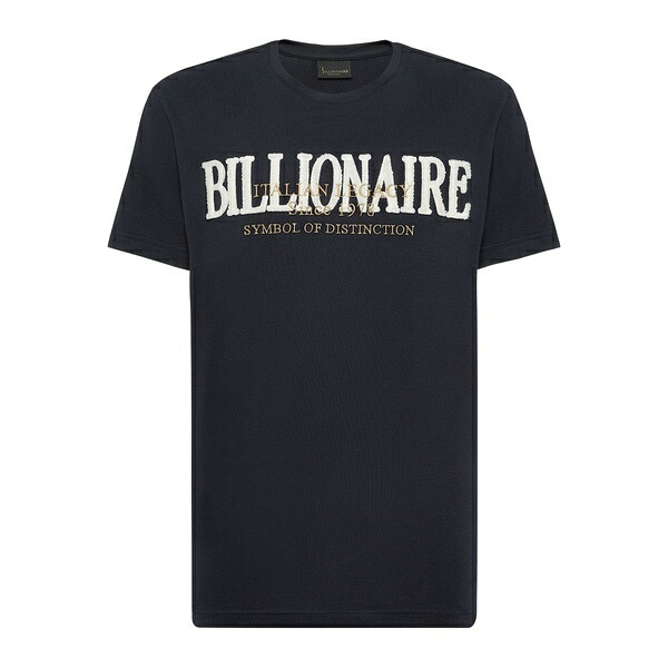 ビリオネア メンズ ティーシャツ トップス Round-neck t-shirt  Blue