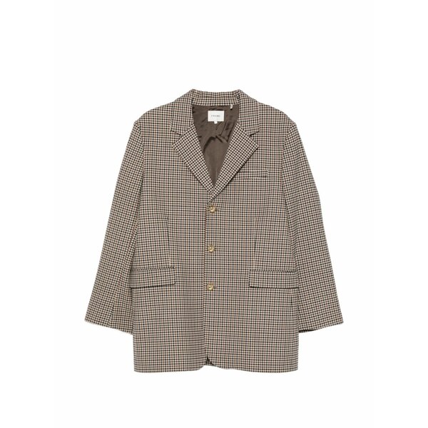 ひな形 レディース 上衣＆上衣 アウター Notched-lapel jacket Brown
