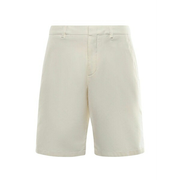 ロロピアーナ メンズ 心地よいズボン下 ボトムス Jambo concealed-fastening shorts White