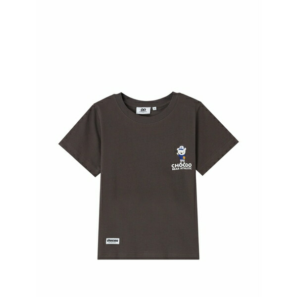 黒茶 メンズ ティーシャツ トップス Graphic-print short-sleeved t-shirt Grey