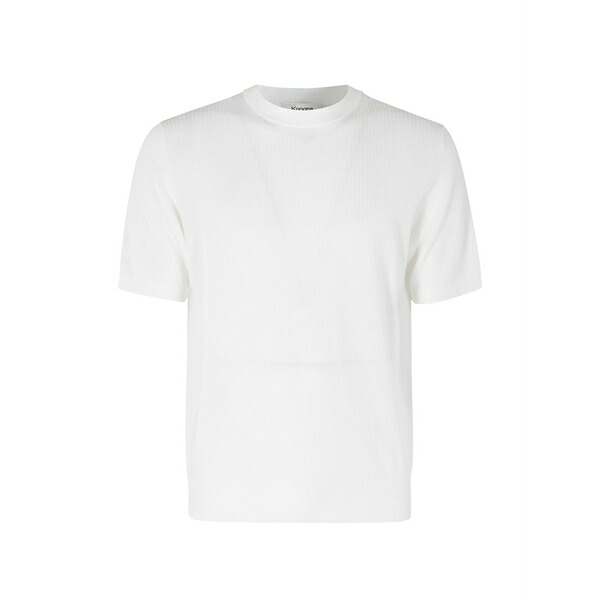 カングラ  メンズ ティーシャツ トップス Round-neck t-shirt White