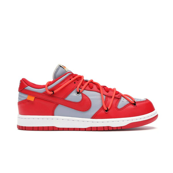Nike ナイキ メンズ スニーカー 【Nike Dunk Low Off-White University Red】 サイズ US_M_4 University Red/University Red-Wolf Grey
