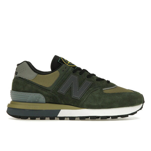 New Balance ニューバランス メンズ スニーカー 【New Balance 574 Legacy Stone Island Dark Green】 サイズ US_8.5(26.5cm) Dark Green/Brown|asty