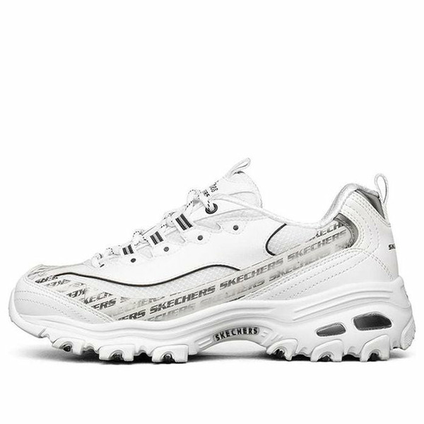 Skechers スケッチャーズ レディース スニーカー 【(WMNS) Skechers D'Lites 1.0 low Sneaker GS White/Black 149232-WBK】 サイズ US_6.5(23.5cm)｜asty
