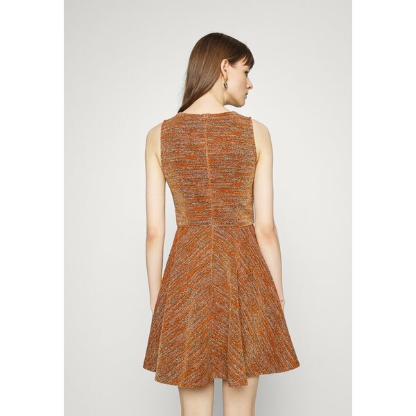 マックス アンド コー レディース ワンピース トップス CROCEVIA Cocktail Dress Party Dress Orange  スーツ・セットアップ