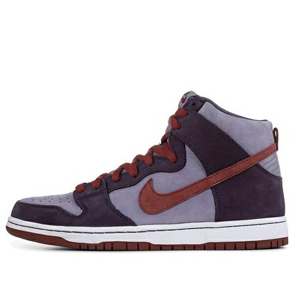 Nike ナイキ メンズ スニーカー  【Nike SB Dunk High Premium \u0027Plum\u0027 313171-500】  大いさ US_9(27.0珊) 靴-メンズ靴-スニーカー