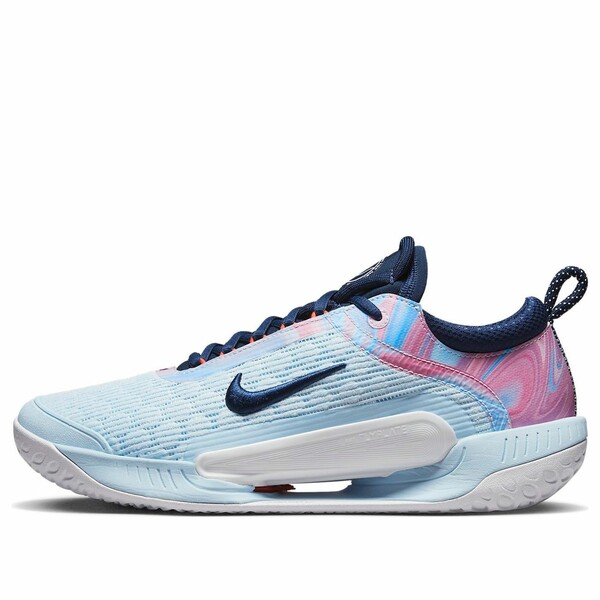 Nike ナイキ メンズ スニーカー 【Nike Court Zoom NXT 'Glacier Blue Team Orange' DH0219-401】 サイズ US_7(25.0cm)｜asty 67,540円