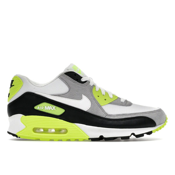 Nike ナイキ メンズ スニーカー  【Nike Air Max 90 White Volt (2012)】  サイズ US_10.5(28.5cm) Black/White-Medium Grey-Volt