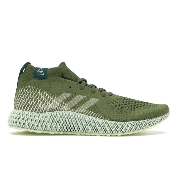 adidas アディダス メンズ スニーカー 【adidas 4D Runner Pharrell Tech Olive】 サイズ US_9.5(27.5cm) Tech Olive/Running White/Collegiate Green｜asty
