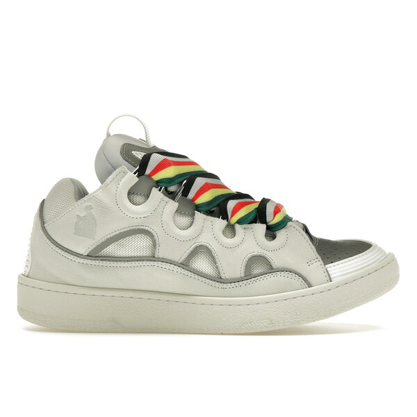 Lanvin ランバン メンズ スニーカー 【Lanvin Curb Sneaker White Multicolor】 サイズ US_8(26.0cm) White/Grey/Multicolor|asty