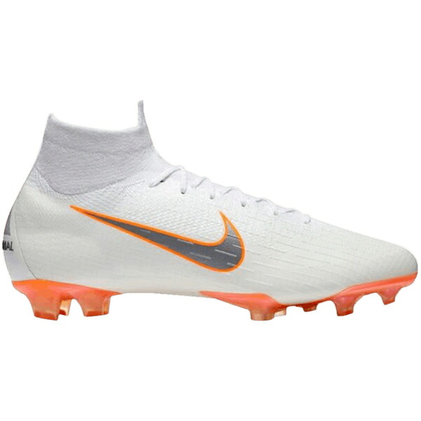 Nike ナイキ メンズ スニーカー 【Nike Mercurial Superfly 6 Elite FG White Total Orange】 サイズ US_8.5(26.5cm) White/Total Orange｜asty