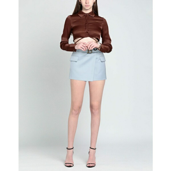 大人女性の バルマン スカート ボトムス レディース Mini skirts Blue