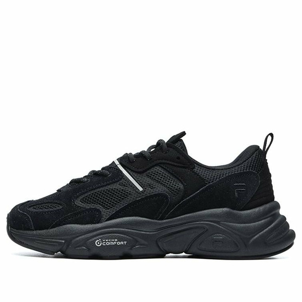 FILA フィラ レディース スニーカー  【(WMNS) FILA Wear-Resistant Running Shoes Black F12W131116FBK】  大きさ US_5.5(22.5糎)