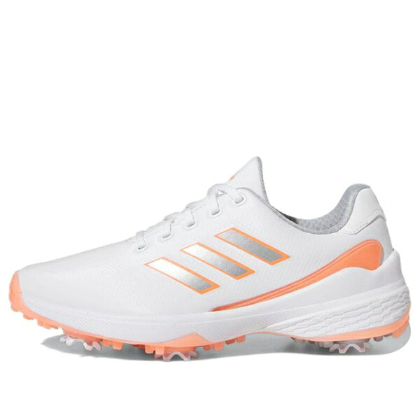 adidas アディダス レディース スニーカー  【(WMNS) adidas ZG23 Golf Shoes \u0027Cloud White Silver Metallic Coral Fusion\u0027 GZ2176】  大きさ US_6(23.0糎)
