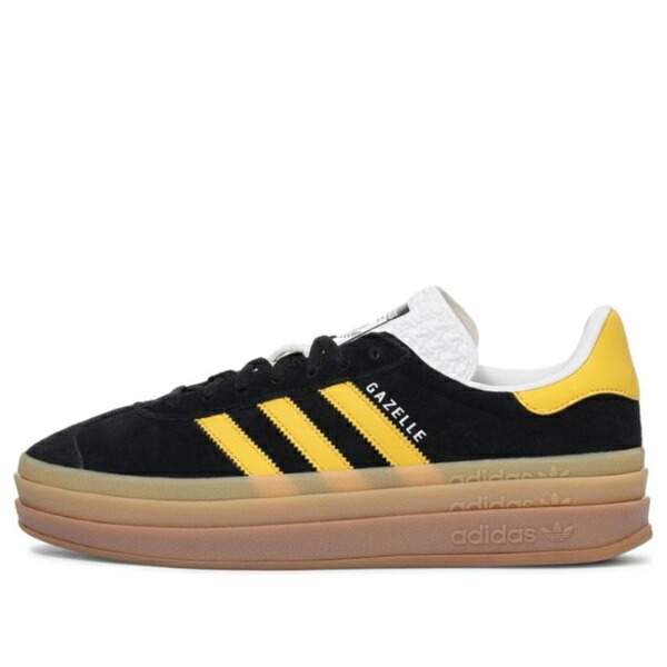 adidas アディダス レディース スニーカー  【(WMNS) adidas Gazelle Bold \u0027Black Bold Gold\u0027 IE0422】  大きさ US_8.5(25.5糎)
