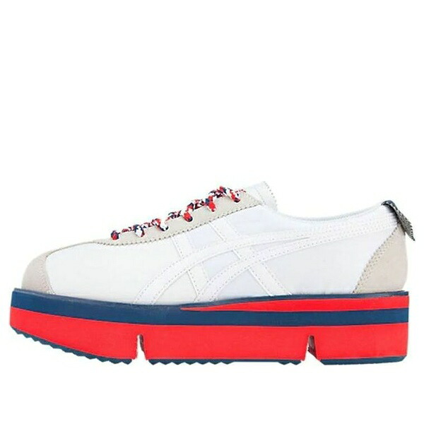 Onitsuka Tiger オニツカタイガー レディース スニーカー 【(WMNS) Onitsuka Tiger Pokkuri Pf 'Red White' 1182A127-101】 サイズ US_8(25.0cm)|asty
