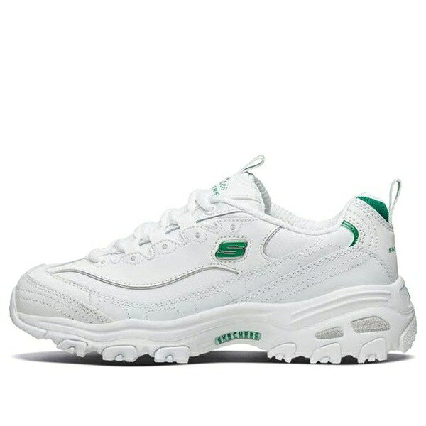Skechers スケッチャーズ レディース スニーカー  【(WMNS) Skechers DLites White Green 11931-WGR】  サイズ US_7(24.0cm)