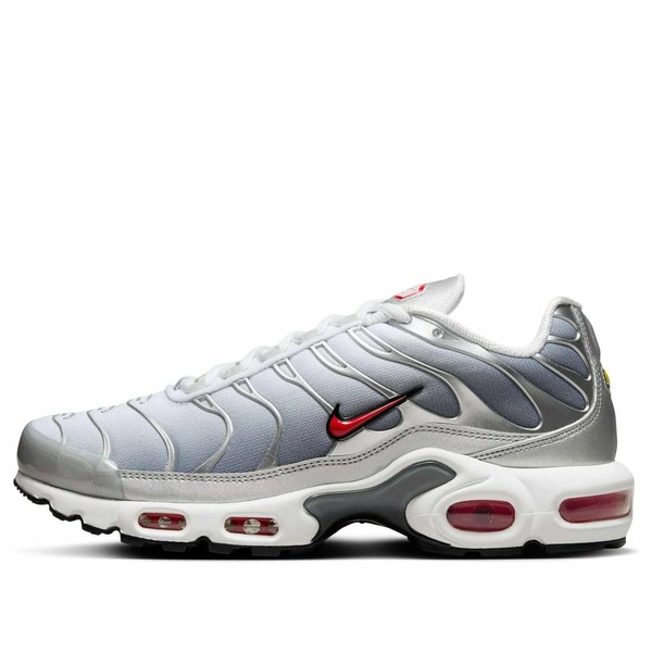 Nike ナイキ レディース スニーカー 【(WMNS) Nike Air Max Plus 'Metallic Silver University Red' HM9654-001】 サイズ US_7.5(24.5cm)|asty
