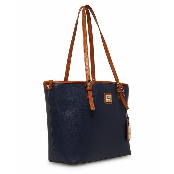 超歓迎された】 アンクライン レディース ハンドバッグ バッグ Women's Classic Perfect Tote Handbag Blue  www.l4r5.de