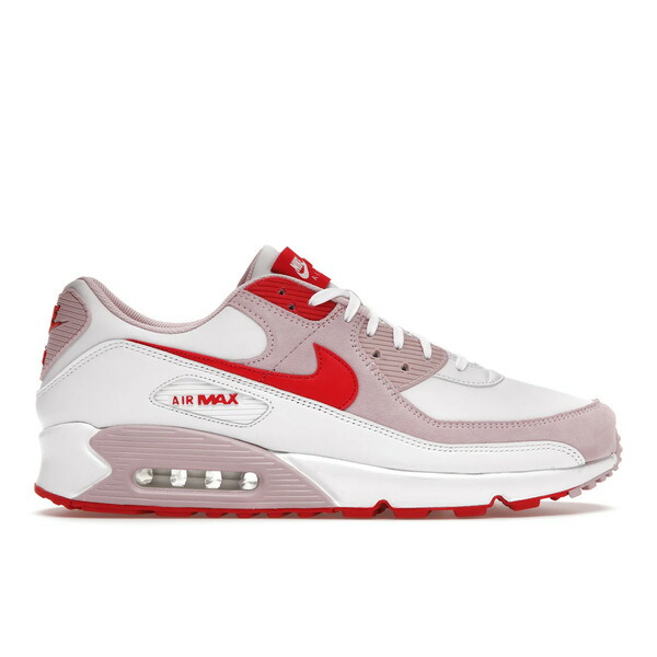 Nike ナイキ レディース スニーカー  【Nike Air Max 90 Valentine\u0027s Day (2021) (Women\u0027s)】  大いさ US_W_11 White/University Red-Tulip Pink-White 靴-スニーカー