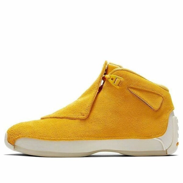 Jordan ジョーダン メンズ スニーカー 【Air Jordan 18 Retro 'Yellow Suede' AA2494-701】 サイズ US_8(26.0cm)｜asty
