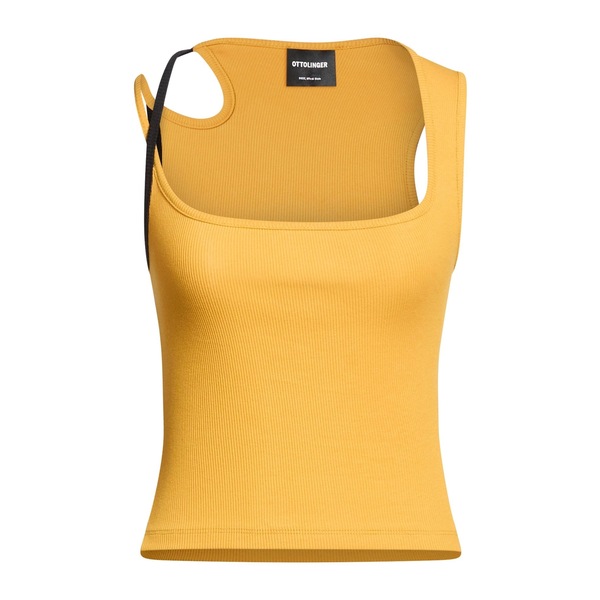 【送料無料】 オットリンガー レディース Tシャツ トップス Tank tops Yellow｜asty
