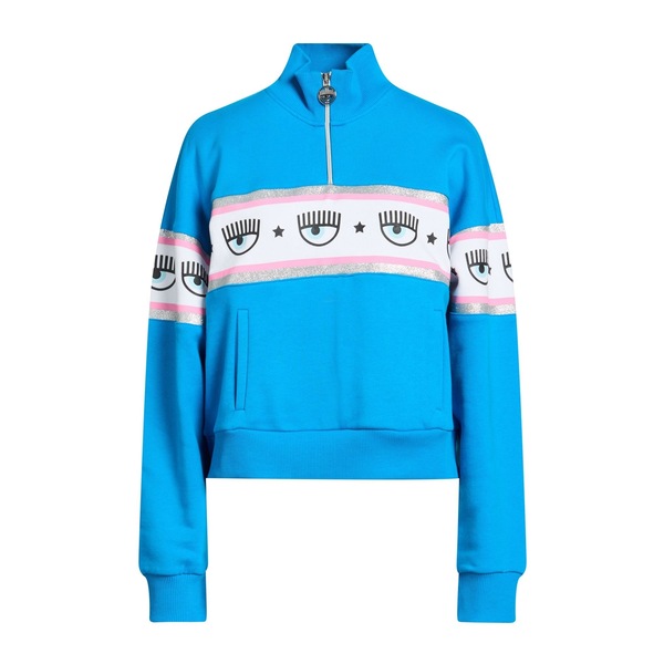 【貨物輸送無料】 シアラフェラーニ レディース パーカー・スウェットシャツ アウター Sweatshirts Azure