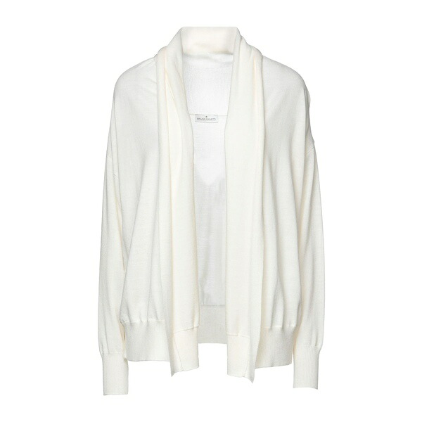 【貨物輸送無料】 ブルーノマネッティ レディース ジレー アウター Cardigans White