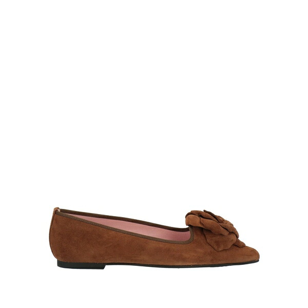 【貨物輸送無料】 プリティ・バレリーナ レディース スリッポン・ローファー シューズ Loafers Brown