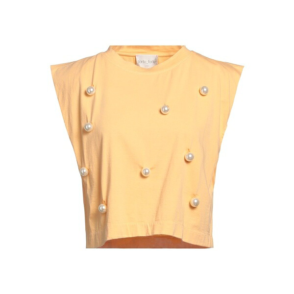 【貨物輸送無料】 フォルテ フォルテ レディース プルオーバー トップス T-shirts Orange