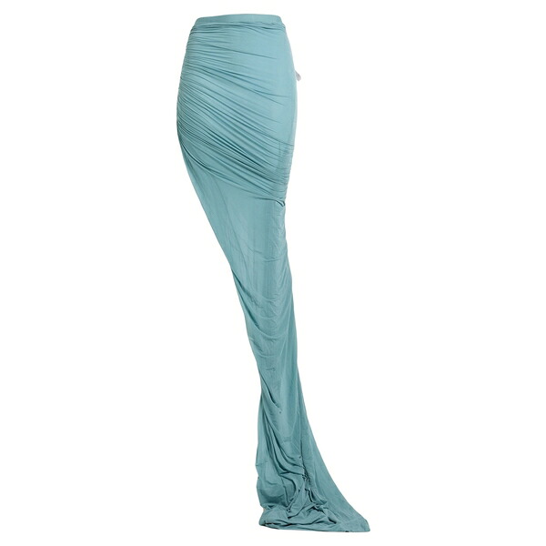 【貨物輸送無料】 リックオウエンス レディース スコート ボトムス Maxi skirts Green