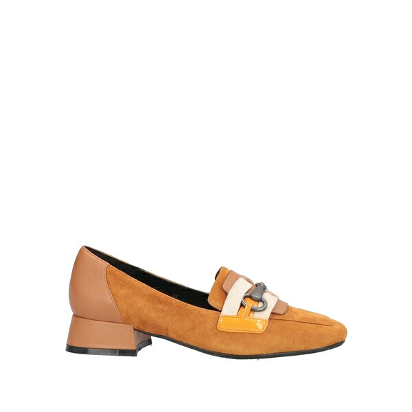 【貨物輸送無料】 ルチアーノ バラキーニ レディース スリッポン・ローファー シューズ Loafers Beige