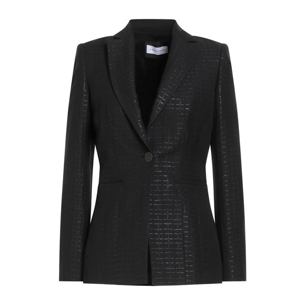 【貨物輸送無料】 文字記号 レディース 上衣＆上衣 アウター Blazers Black