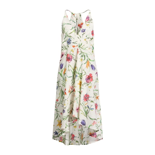【送料無料】 120%リノ レディース ワンピース トップス Midi dresses White|asty