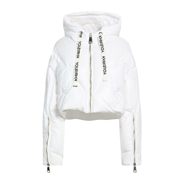 【貨物輸送無料】 クリスジョイ レディース 上衣＆上衣 アウター Puffers White