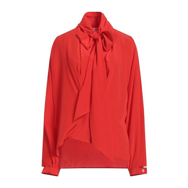 【貨物輸送無料】 ヴィクトリア ベッカム レディース ティーシャツ トップス Tops Red