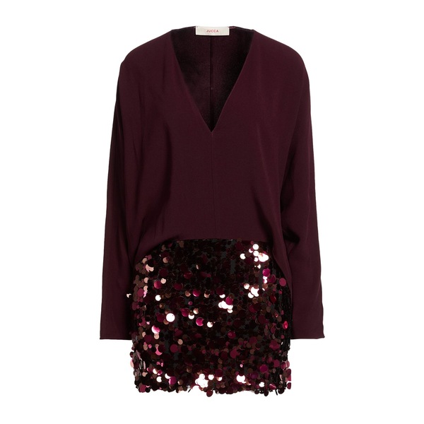 【送料無料】 ユッカ レディース ワンピース トップス Mini dresses Red|asty