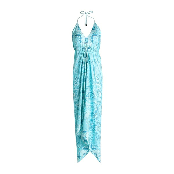 【送料無料】 エトロ レディース ワンピース トップス Midi dresses Azure｜asty