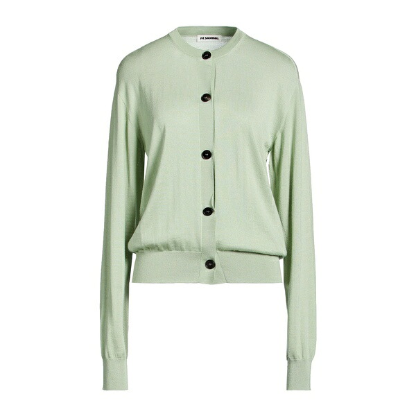 【貨物輸送無料】 ジル・サンダー レディース ジレー アウター Cardigans Green