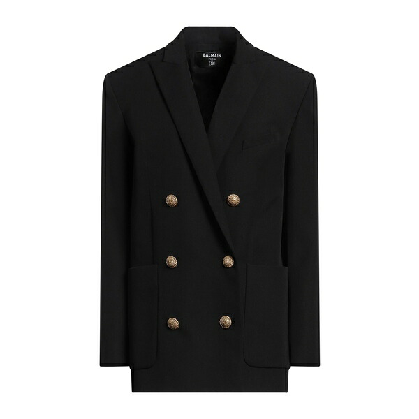【貨物輸送無料】 バルマン レディース 上衣＆上衣 アウター Blazers Black
